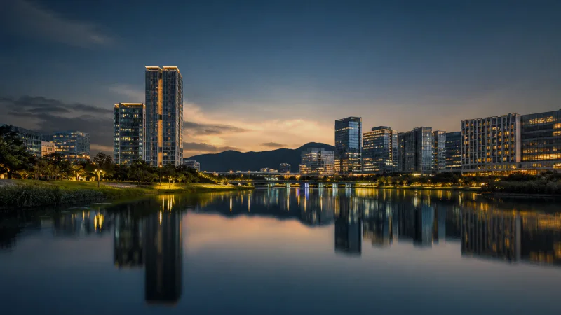 분당 지역 전경