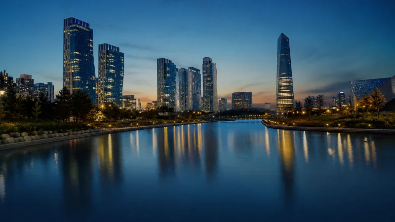 송도 지역 전경