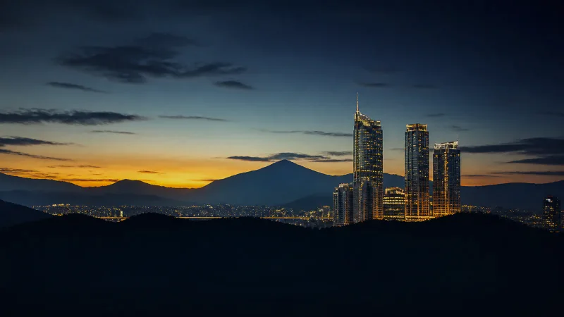 원주 지역 전경