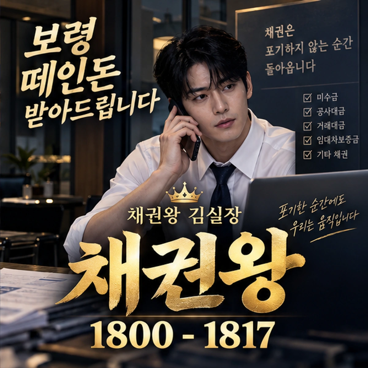 보령 떼인돈 받아드립니다 채권왕 대표 이미지