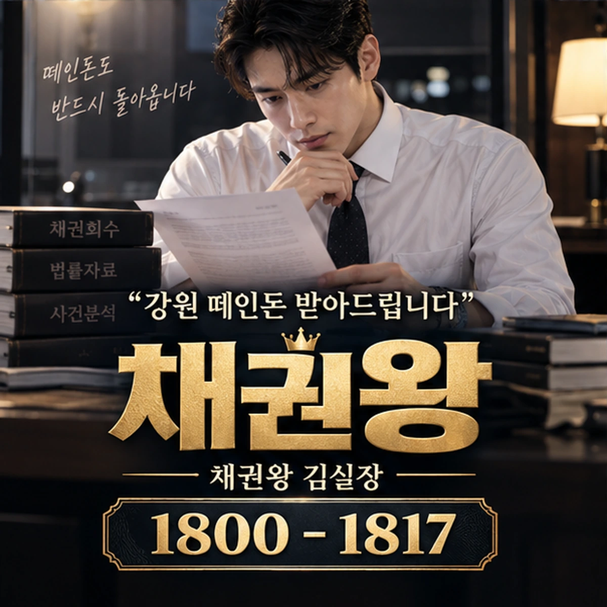 강원 떼인돈 받아드립니다 채권왕 대표 이미지
