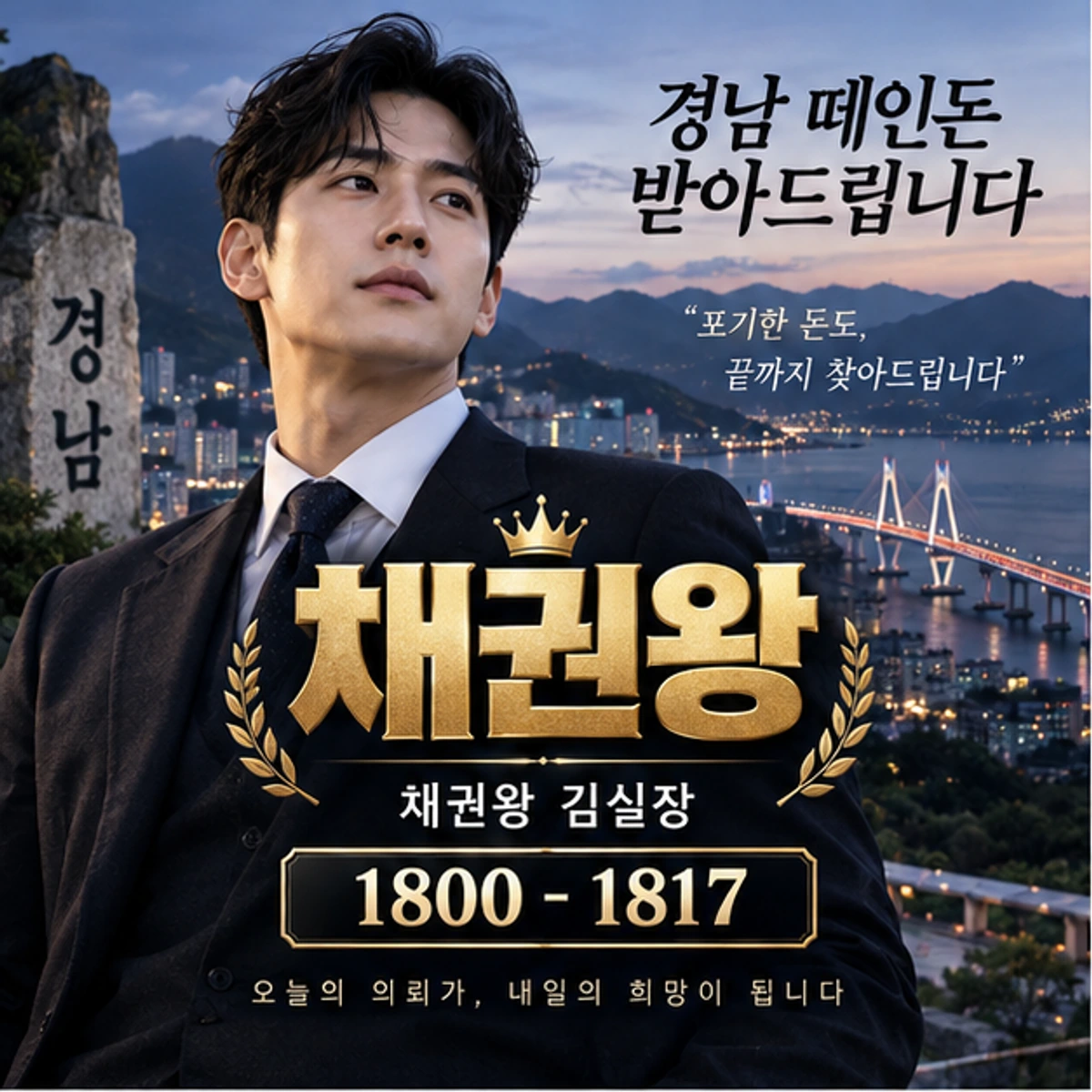 경남 떼인돈 받아드립니다 채권왕 대표 이미지