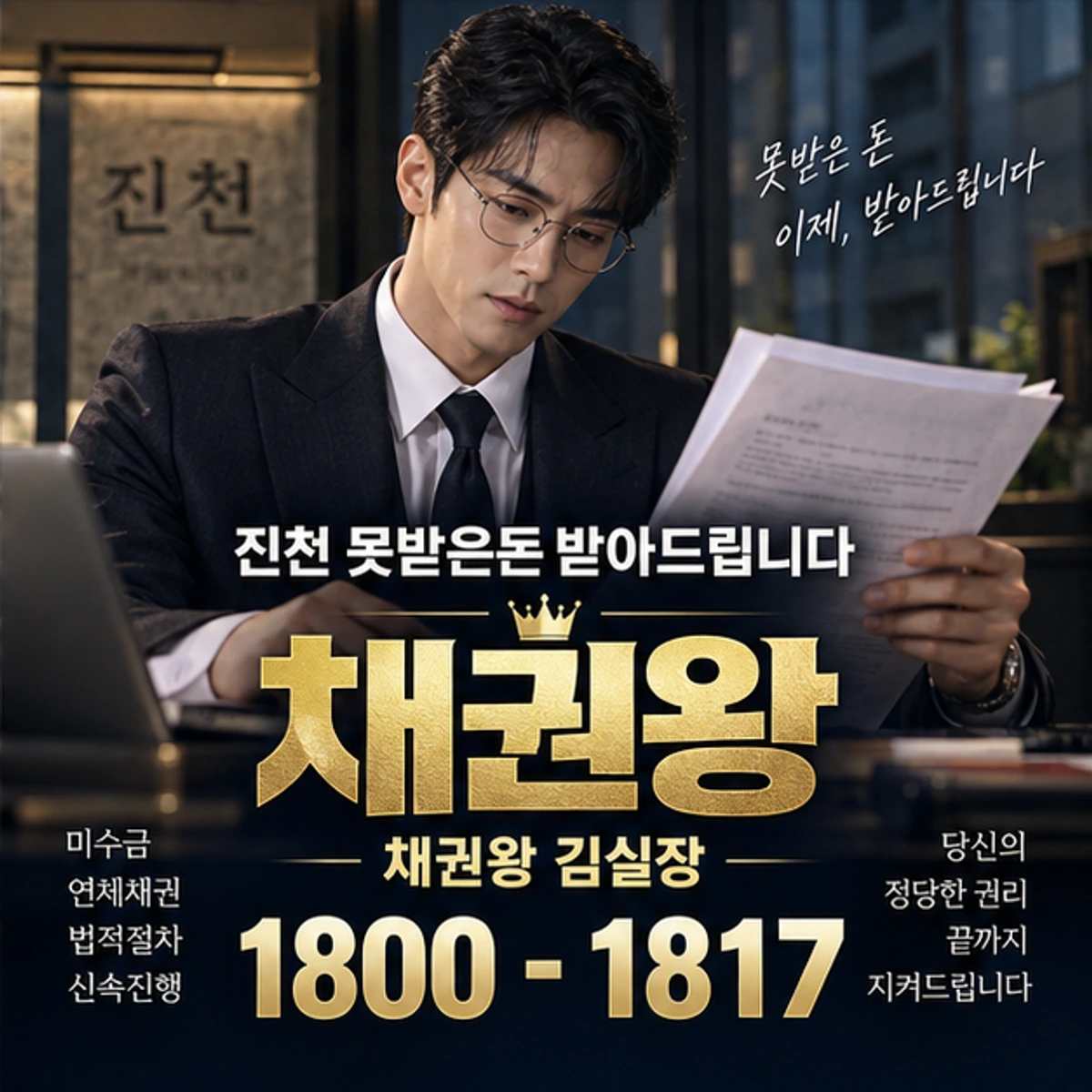 진천 못받은돈 받아드립니다 채권왕 대표 이미지
