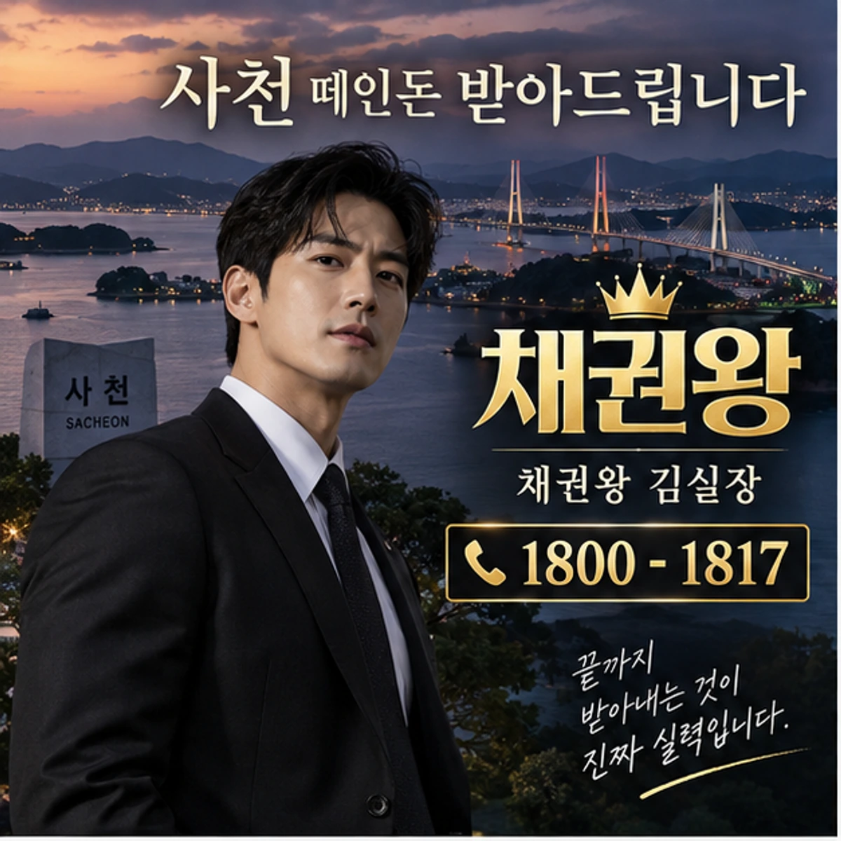 사천 떼인돈 받아드립니다 채권왕 대표 이미지