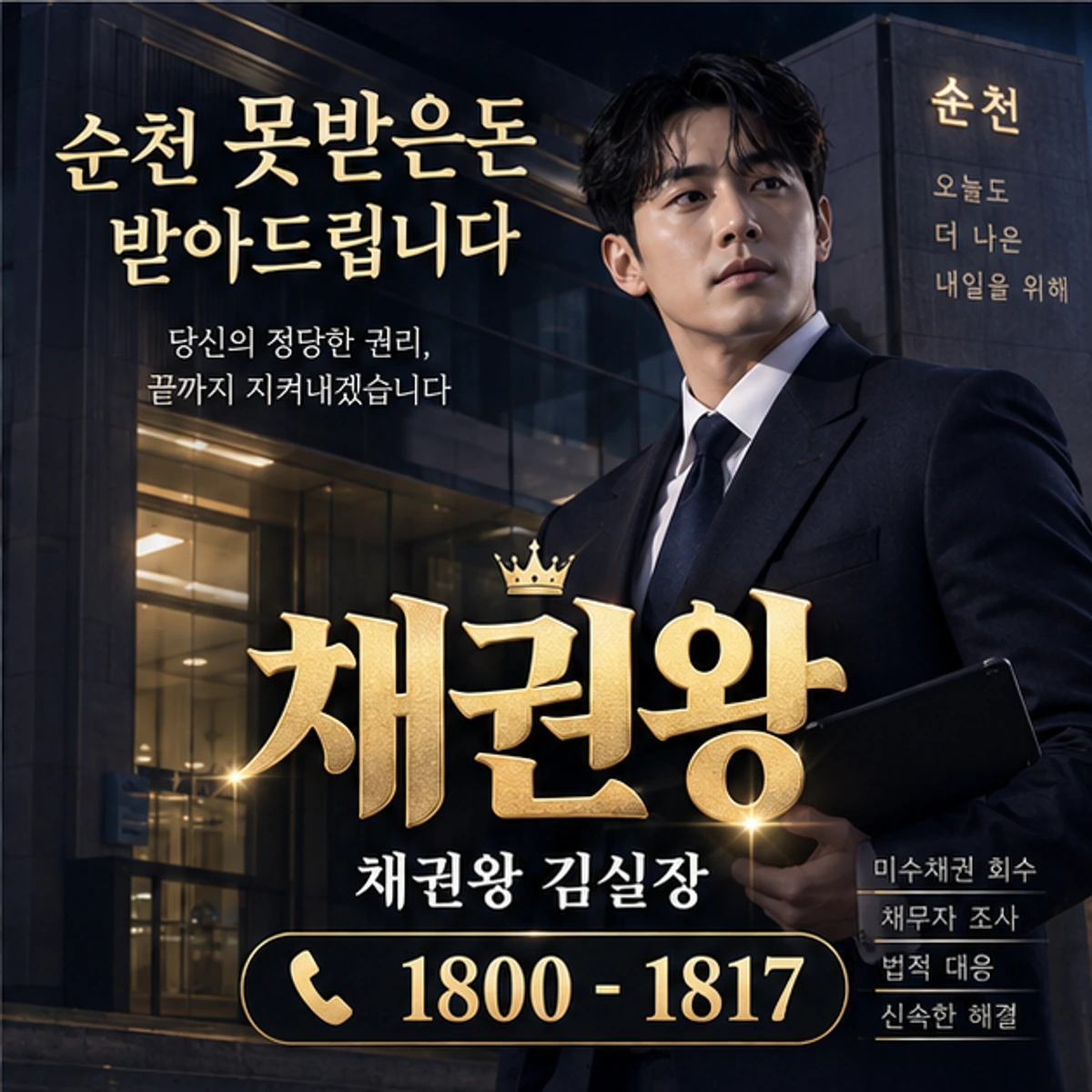 순천 못받은돈 받아드립니다 채권왕 대표 이미지