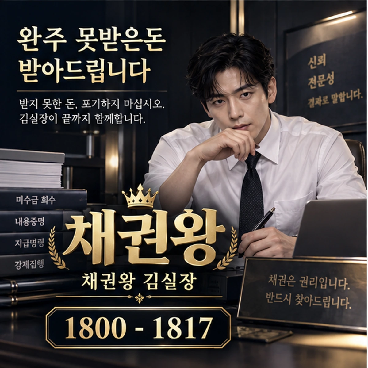 완주 못받은돈 받아드립니다 채권왕 대표 이미지