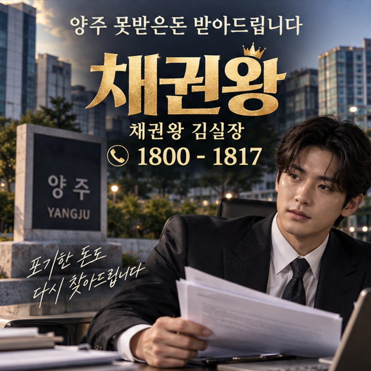 양주 못받은돈 받아드립니다 채권왕 대표 이미지