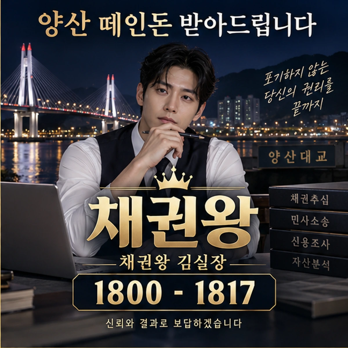 양산 떼인돈 받아드립니다 채권왕 대표 이미지